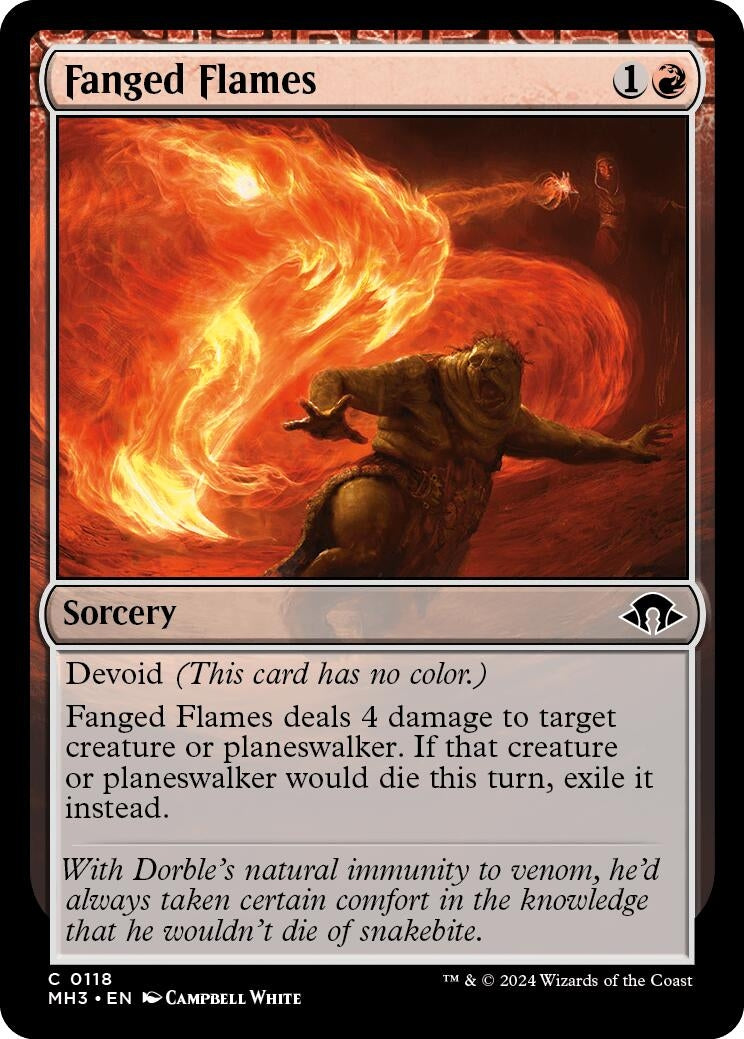 Image for Fanged Flames (118) (Modern Horizons 3) - Magic: The Gathering