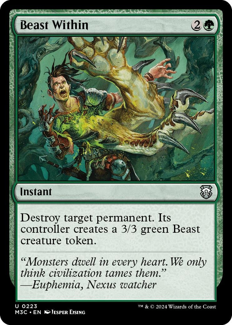 Image for Beast Within (223) (Modern Horizons 3) - Magic: The Gathering