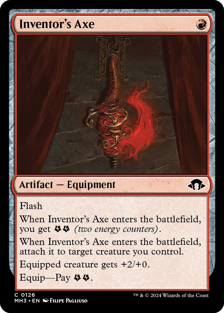 Image for Inventor's Axe (126) (Modern Horizons 3) - Magic: The Gathering
