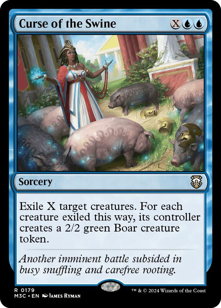 Image for Curse of the Swine (179) (Modern Horizons 3) - Magic: The Gathering