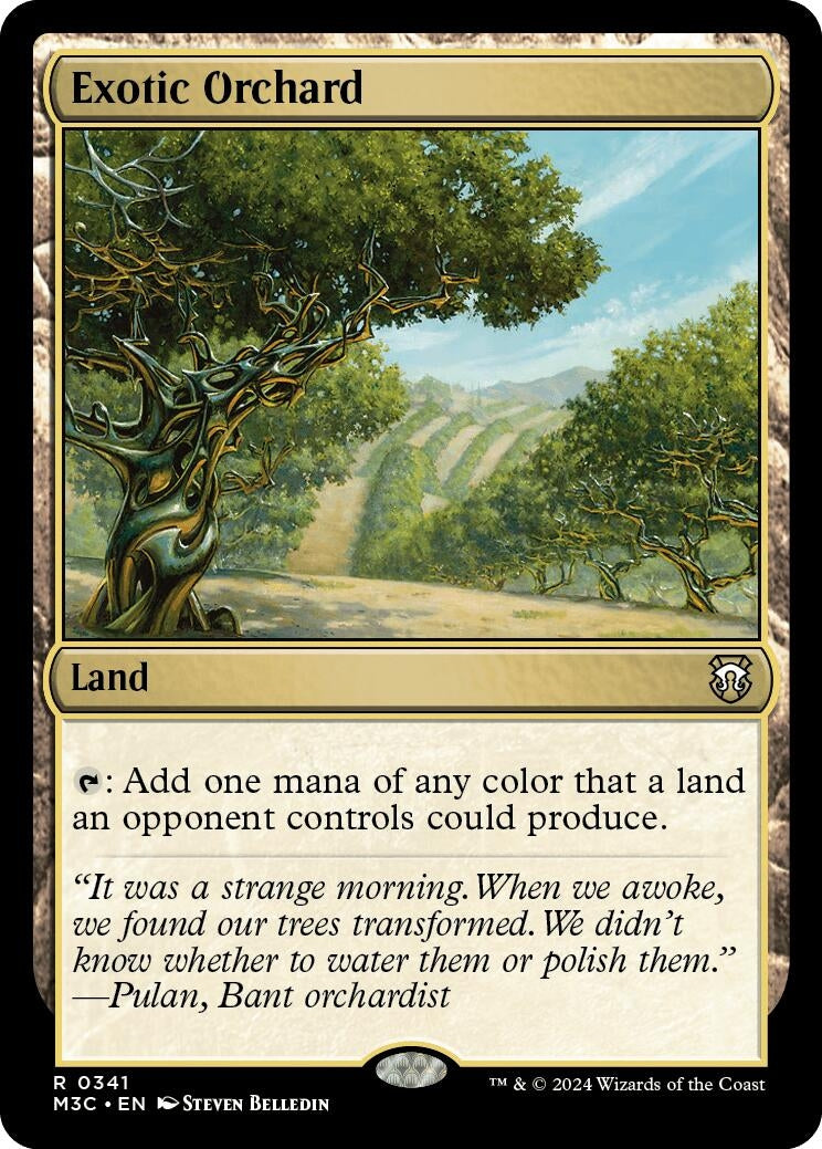 Image for Exotic Orchard (Ripple Foil) (341) (Modern Horizons 3) - Magic: The Gathering
