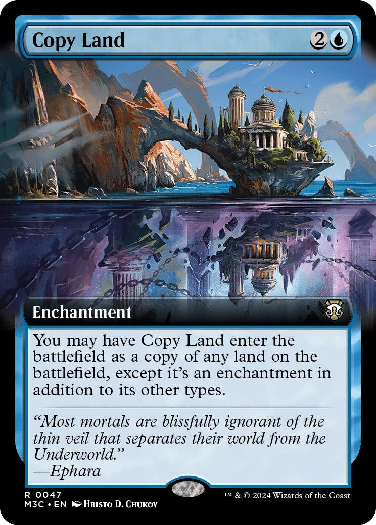 Image for Copy Land (Extended Art) (47) (Modern Horizons 3) - Magic: The Gathering