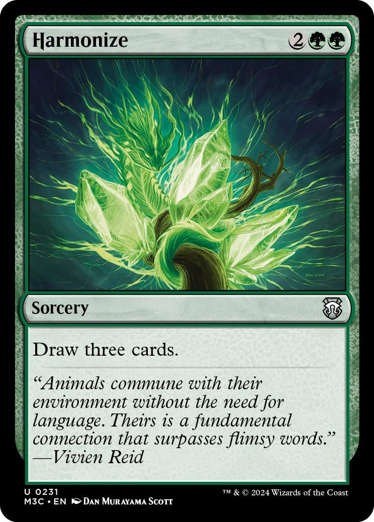 Image for Harmonize (Ripple Foil) (231) (Modern Horizons 3) - Magic: The Gathering