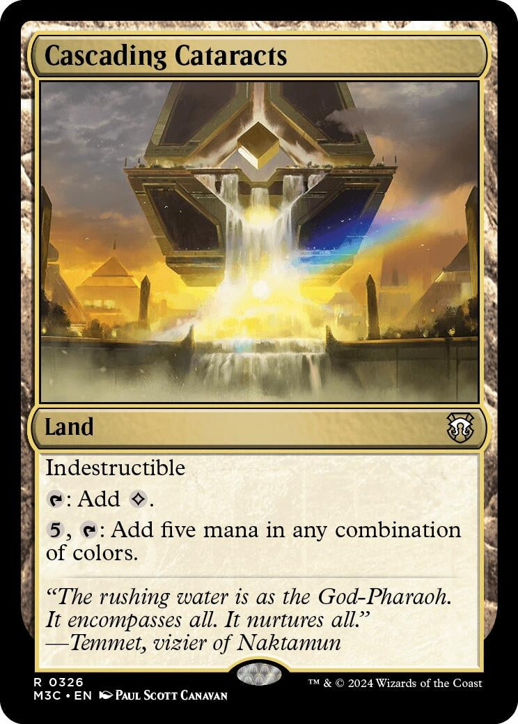 Image for Cascading Cataracts (Ripple Foil) (326) (Modern Horizons 3) - Magic: The Gathering