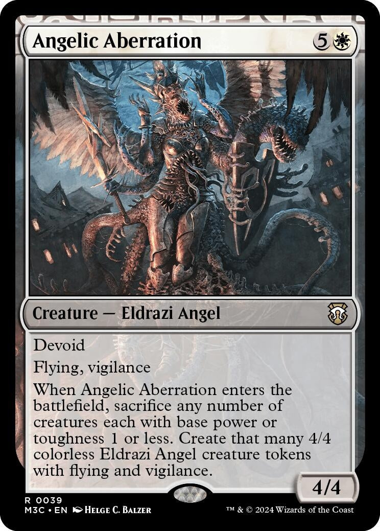 Image for Angelic Aberration (Ripple Foil) (39) (Modern Horizons 3) - Magic: The Gathering