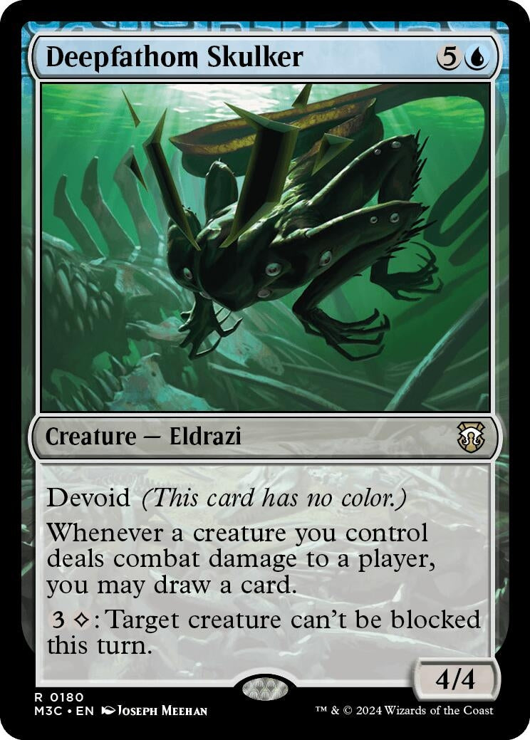 Image for Deepfathom Skulker (Ripple Foil) (180) (Modern Horizons 3) - Magic: The Gathering