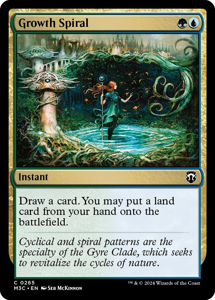Image for Growth Spiral (Ripple Foil) (265) (Modern Horizons 3) - Magic: The Gathering