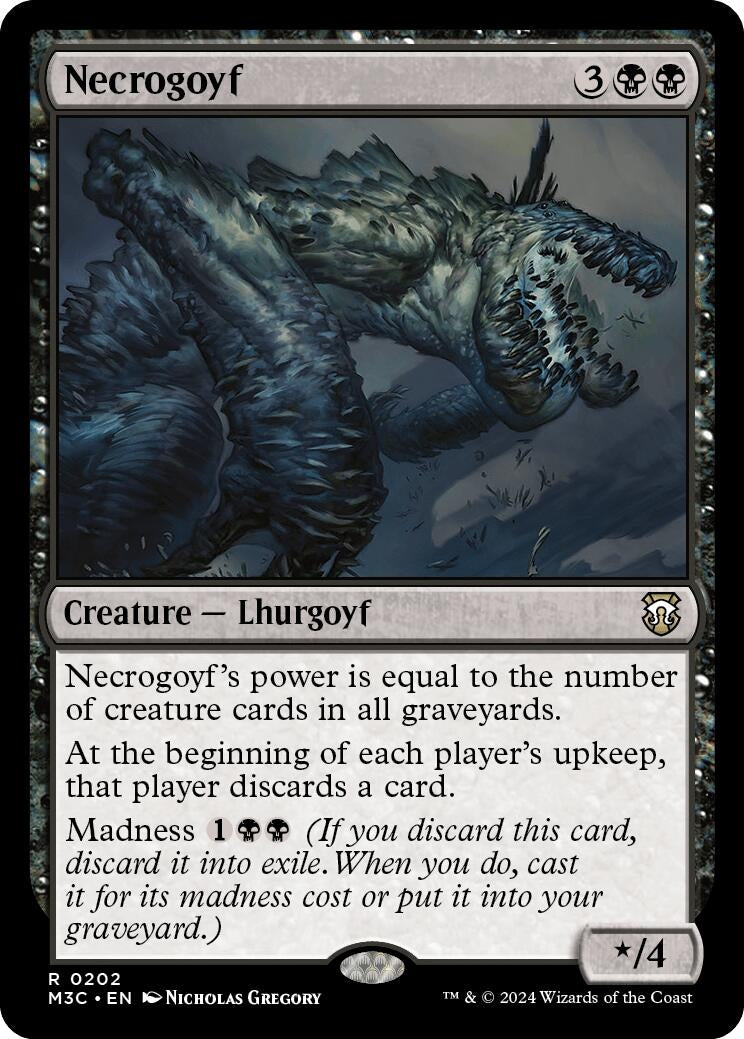 Image for Necrogoyf (202) (Modern Horizons 3) - Magic: The Gathering