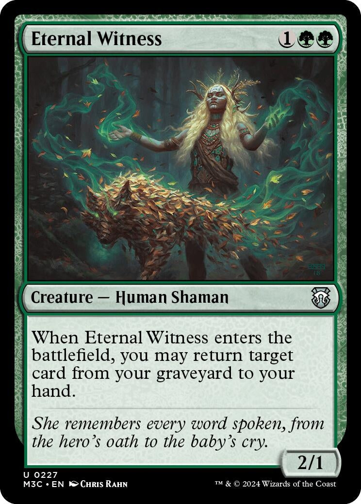 Image for Eternal Witness (227) (Modern Horizons 3) - Magic: The Gathering