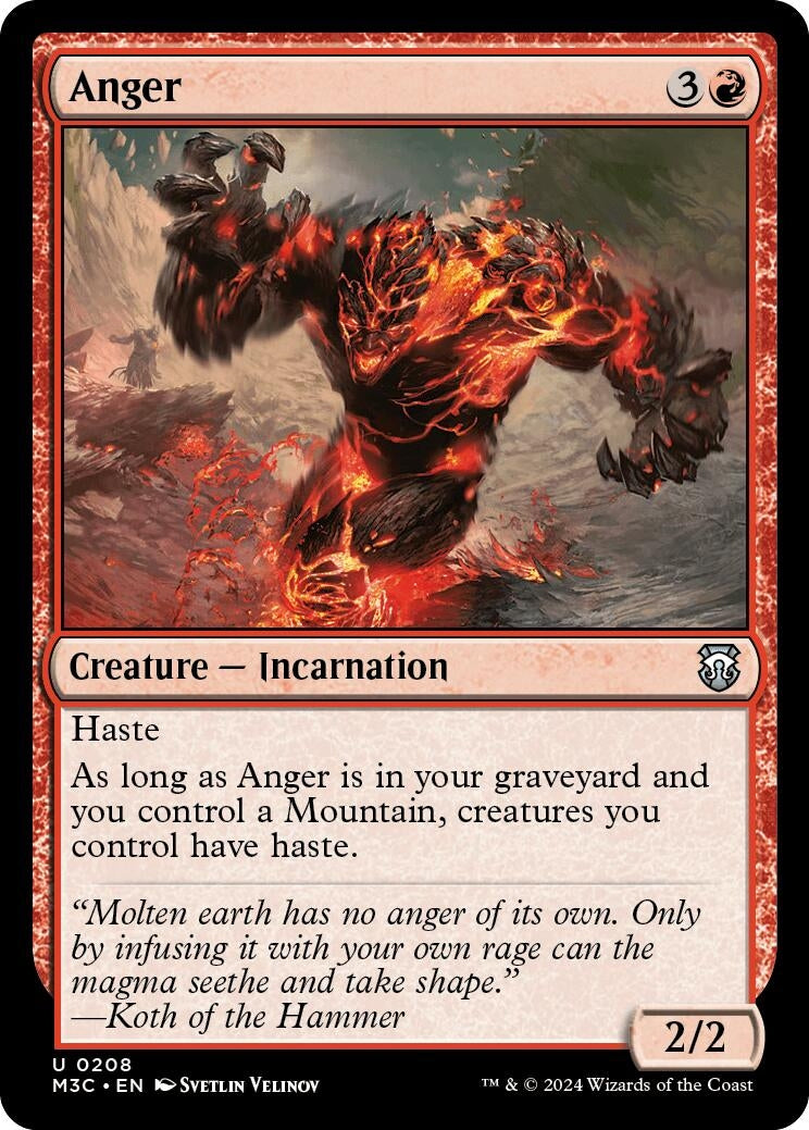 Image for Anger (208) (Modern Horizons 3) - Magic: The Gathering