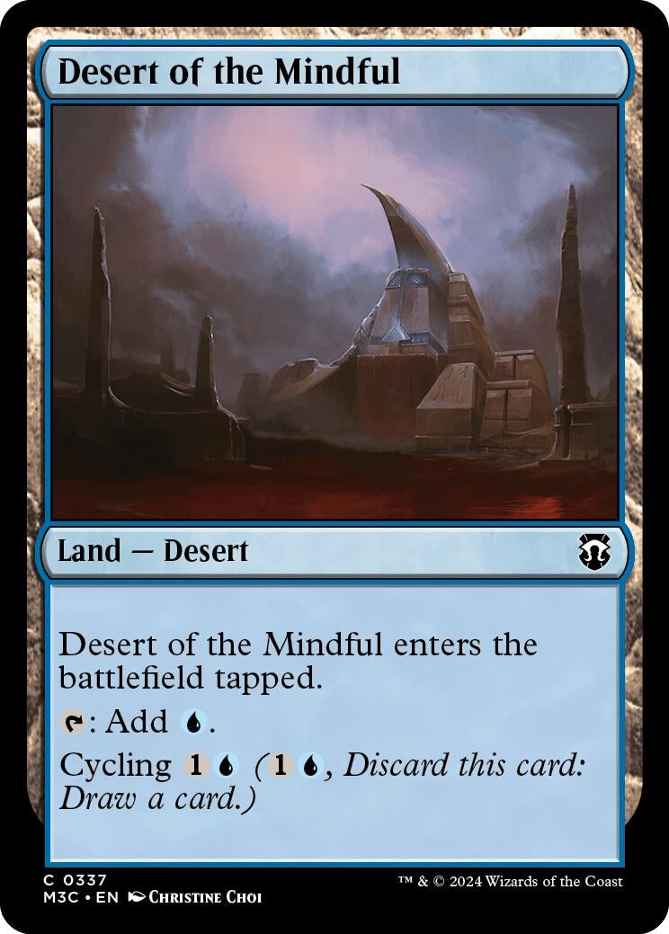Image for Desert of the Mindful (Ripple Foil) (337) (Modern Horizons 3) - Magic: The Gathering
