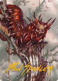 Image for Grist, Voracious Larva Art Card (Gold-Stamped Signature) (53) (Modern Horizons 3) - Magic: The Gathering