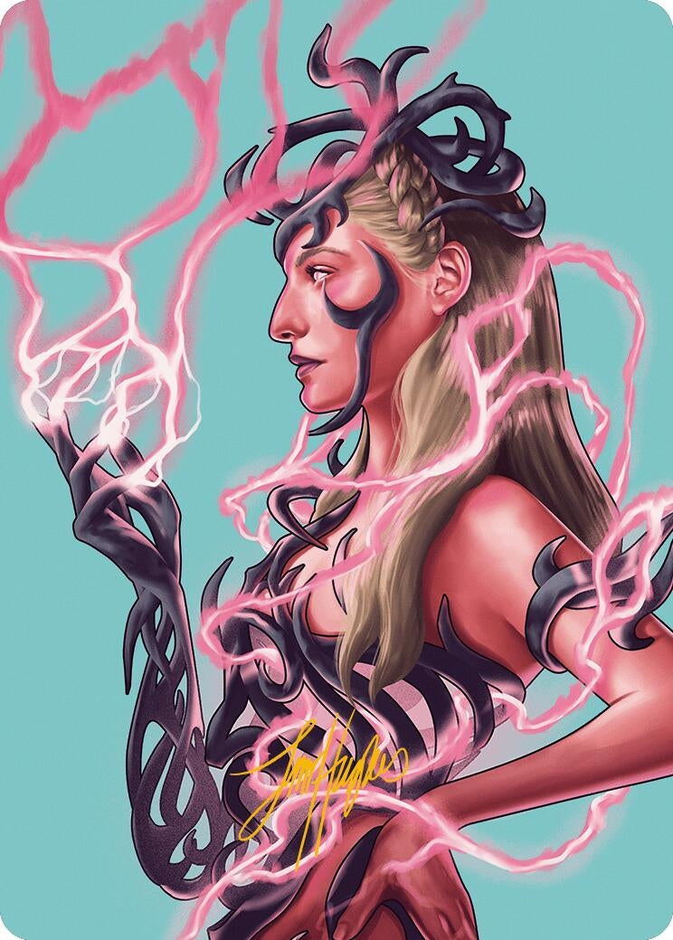 Image for Breya, Etherium Shaper Art Card (Gold-Stamped Signature) (49) (Modern Horizons 3) - Magic: The Gathering