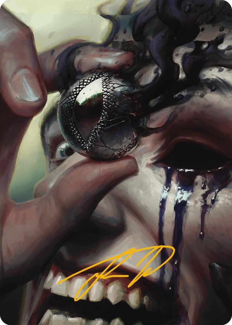 Image for Jet Medallion Art Card (Gold-Stamped Signature) (42) (Modern Horizons 3) - Magic: The Gathering
