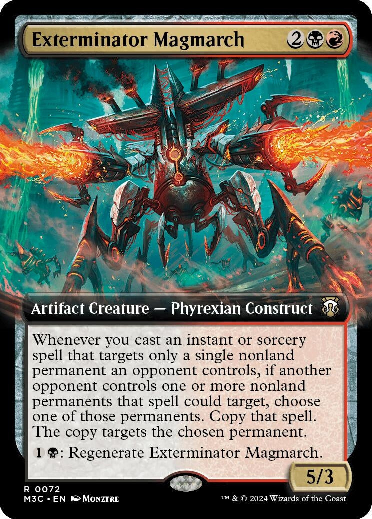 Image for Exterminator Magmarch (Extended Art) (72) (Modern Horizons 3) - Magic: The Gathering