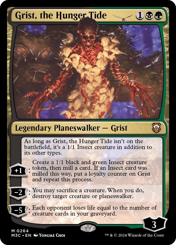 Image for Grist, the Hunger Tide (Ripple Foil) (264) (Modern Horizons 3) - Magic: The Gathering