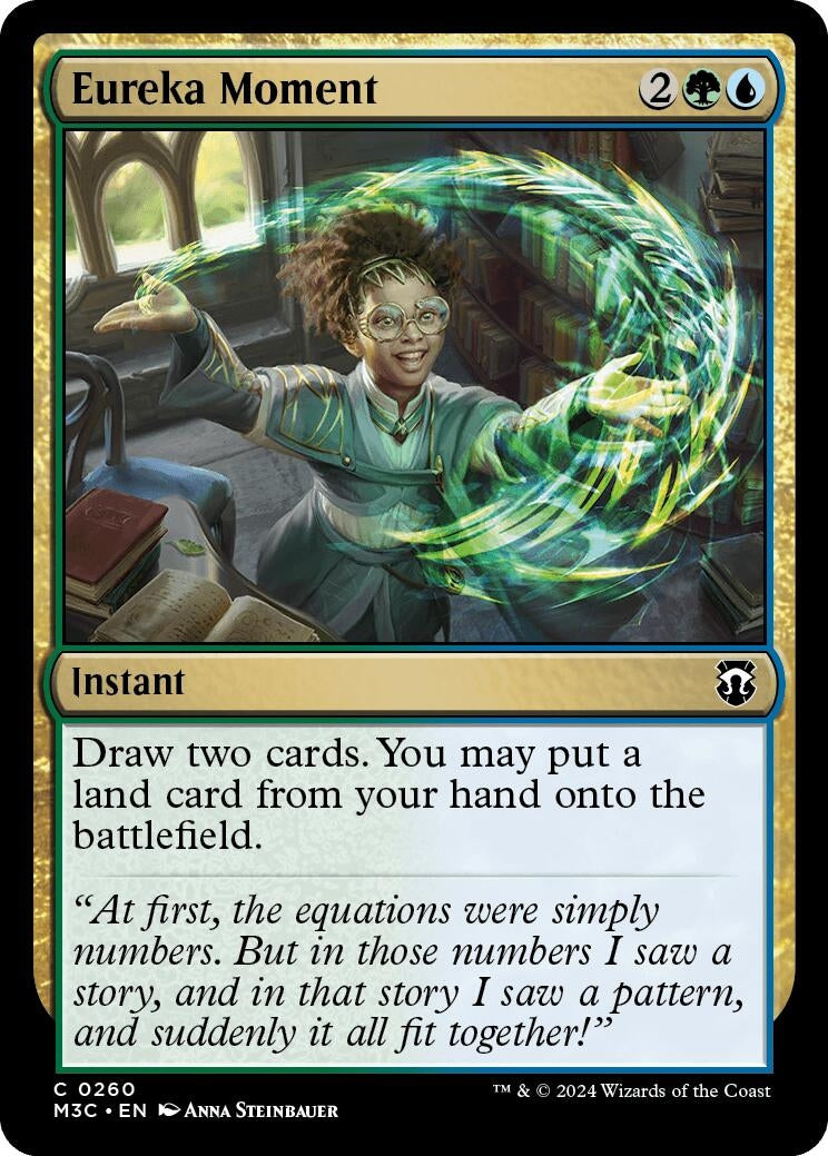 Image for Eureka Moment (Ripple Foil) (260) (Modern Horizons 3) - Magic: The Gathering