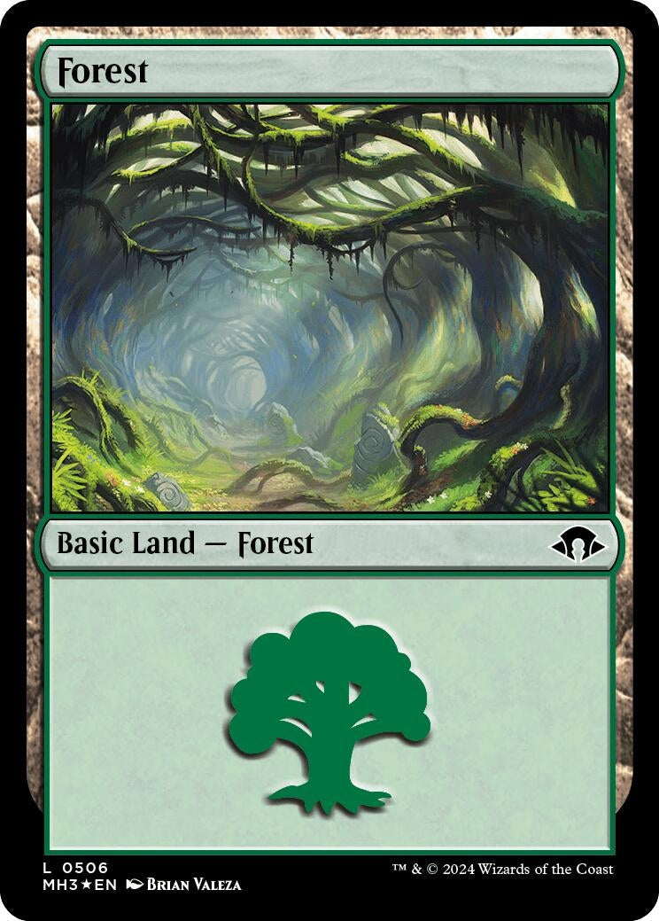 Image for Forest (0506) (Ripple Foil) (506) (Modern Horizons 3) - Magic: The Gathering