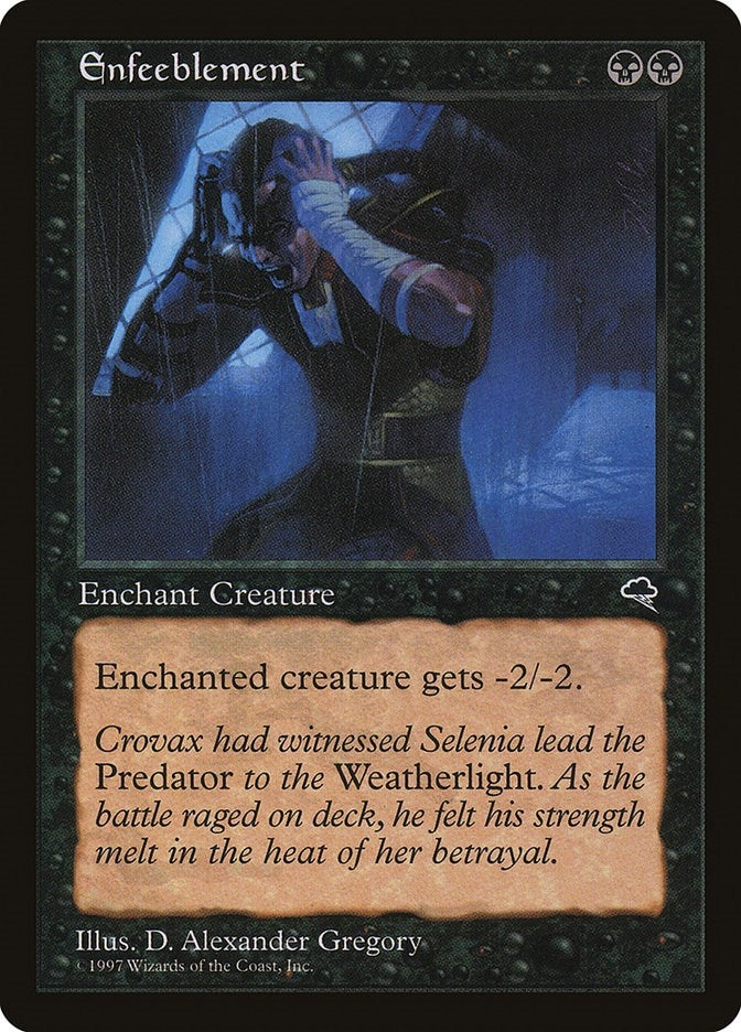 Image for Enfeeblement (133) (Tempest) - Magic: The Gathering