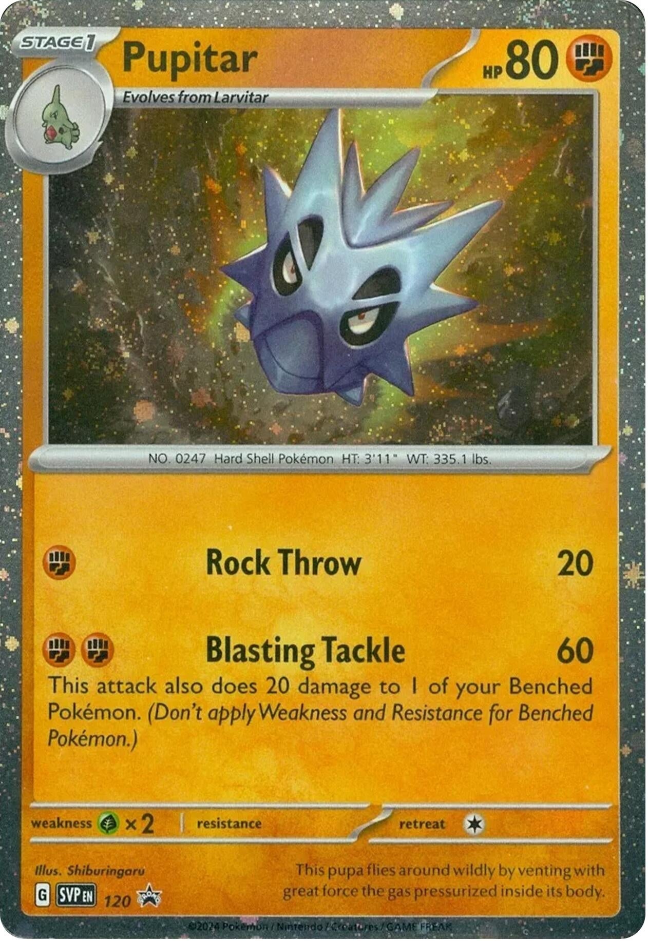 Image for Pupitar - 120 (120) (SVP) - Pokemon