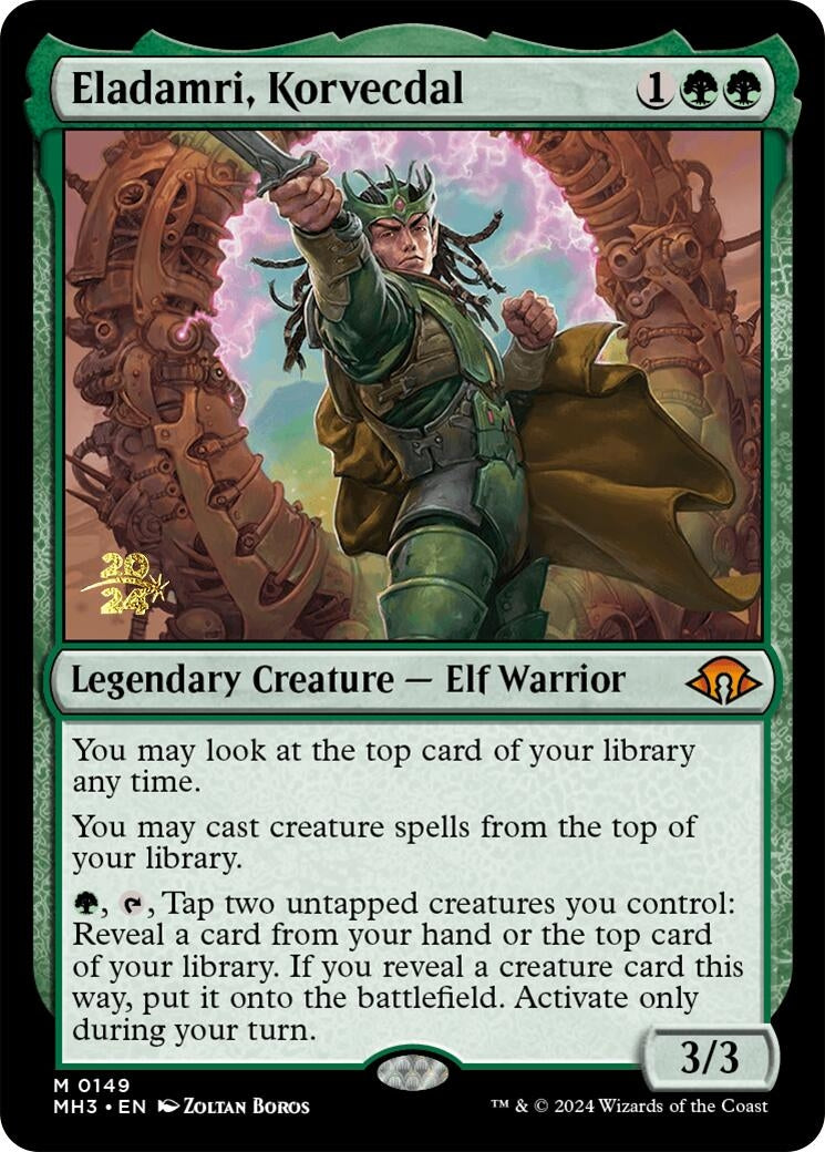 Image for Eladamri, Korvecdal (149) (Prerelease Cards) - Magic: The Gathering