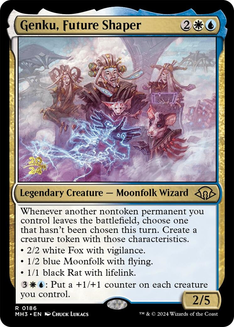 Image for Genku, Future Shaper (186) (Prerelease Cards) - Magic: The Gathering