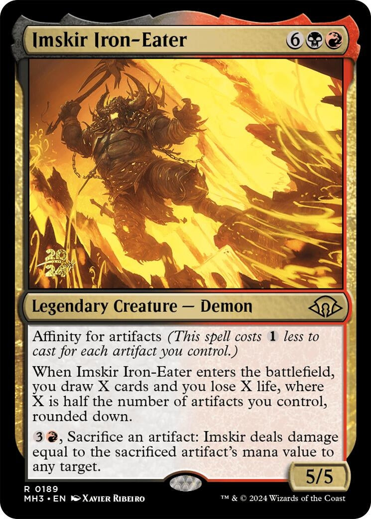 Image for Imskir Iron-Eater (189) (Prerelease Cards) - Magic: The Gathering