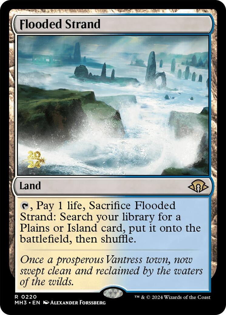 Image for Flooded Strand (220) (Prerelease Cards) - Magic: The Gathering