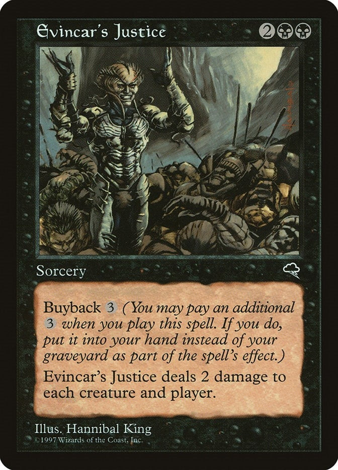 Image for Evincar's Justice (134) (Tempest) - Magic: The Gathering