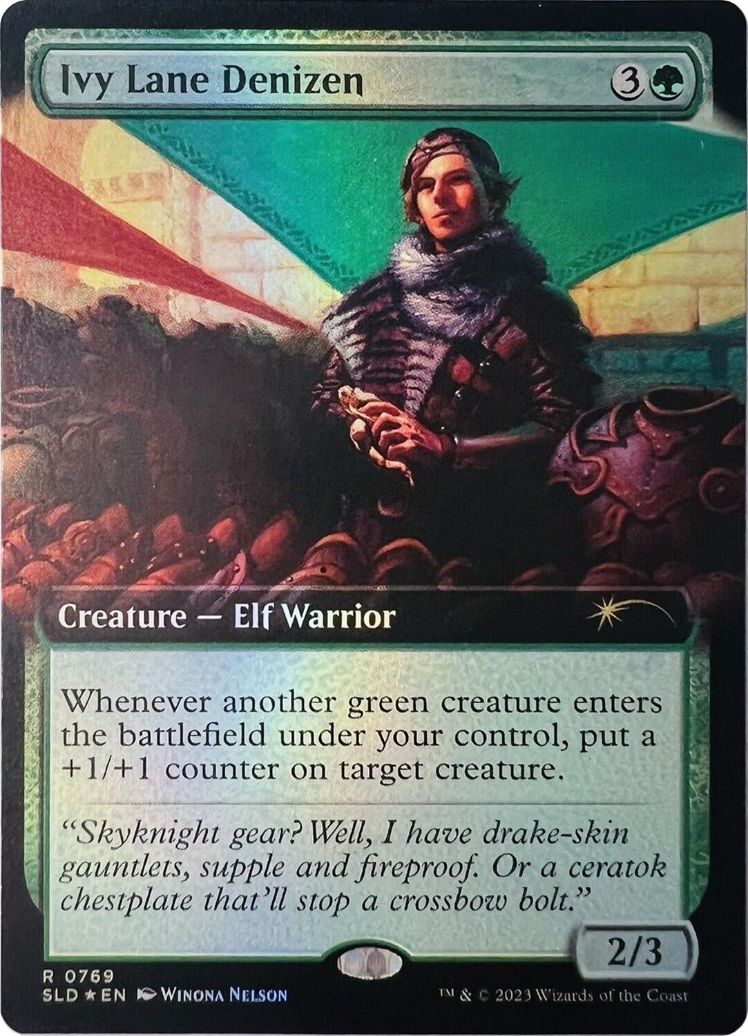 Image for Ivy Lane Denizen (Extended Art) (769) (Secret Lair Drop Series) - Magic: The Gathering