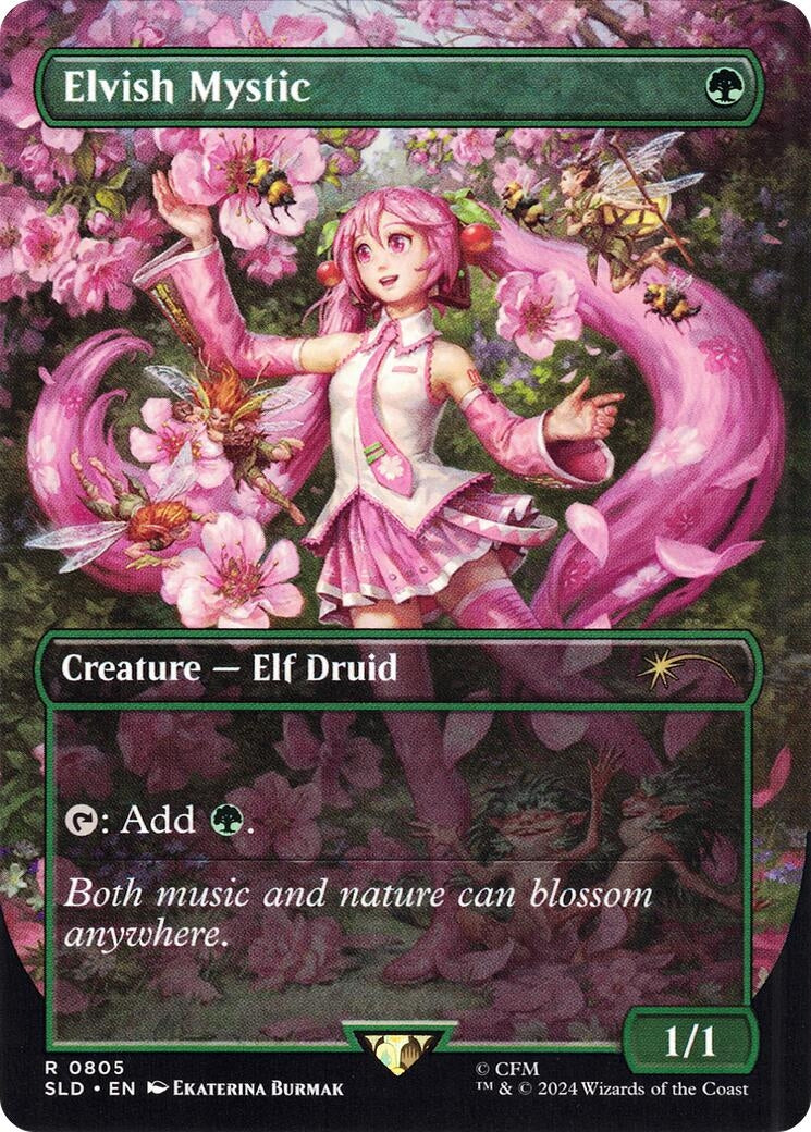 Image for Elvish Mystic (0805) (805) (Secret Lair Drop Series) - Magic: The Gathering