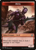 Image for Devil // Vecna Double-Sided Token (11 // 8) (Adventures in the Forgotten Realms) - Magic: The Gathering