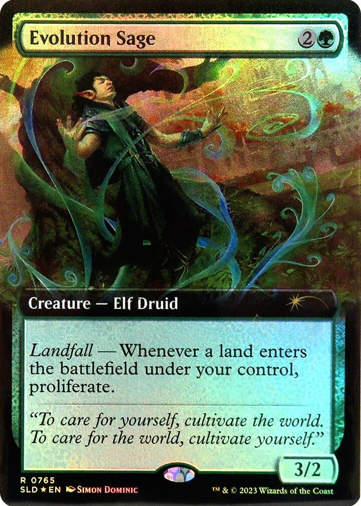 Image for Evolution Sage (Extended Art) (765) (Secret Lair Drop Series) - Magic: The Gathering