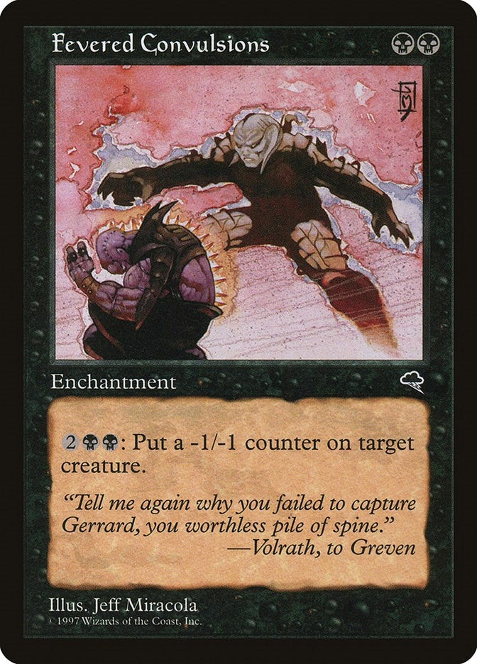 Image for Fevered Convulsions (136) (Tempest) - Magic: The Gathering