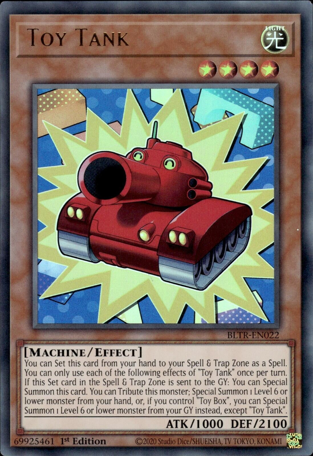 Image for Toy Tank (BLTR-EN022) (BLTR) - YuGiOh