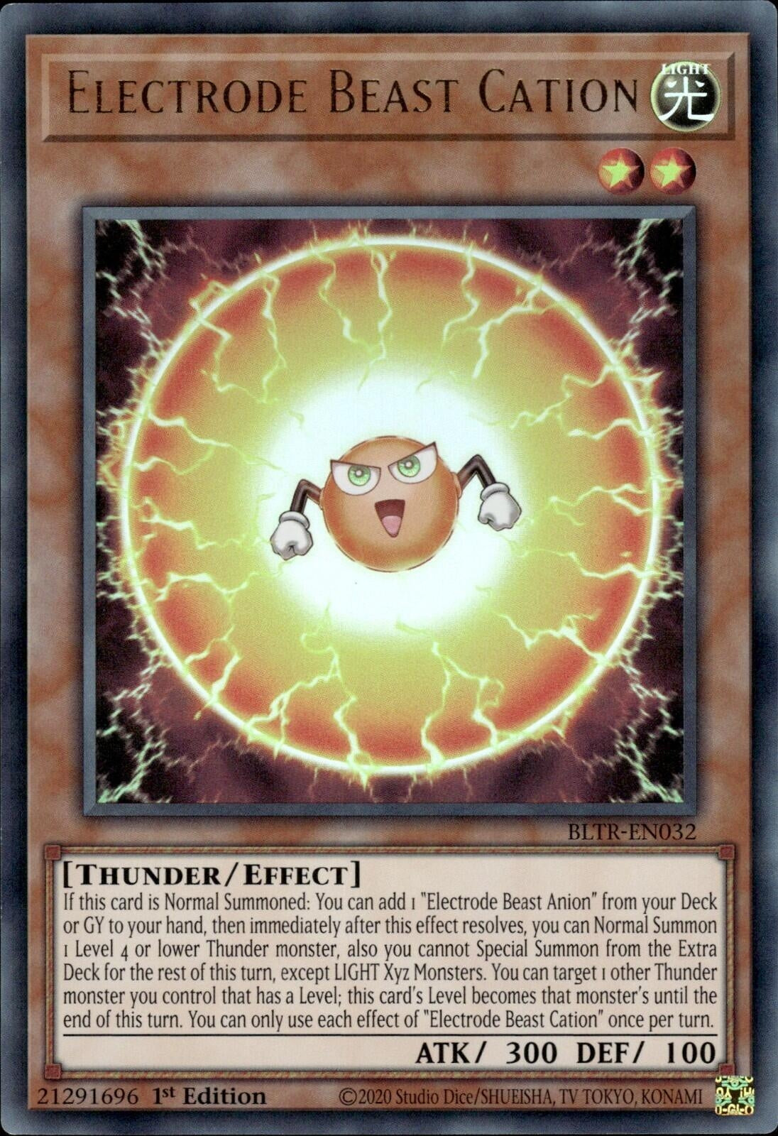 Image for Electrode Beast Cation (BLTR-EN032) (BLTR) - YuGiOh