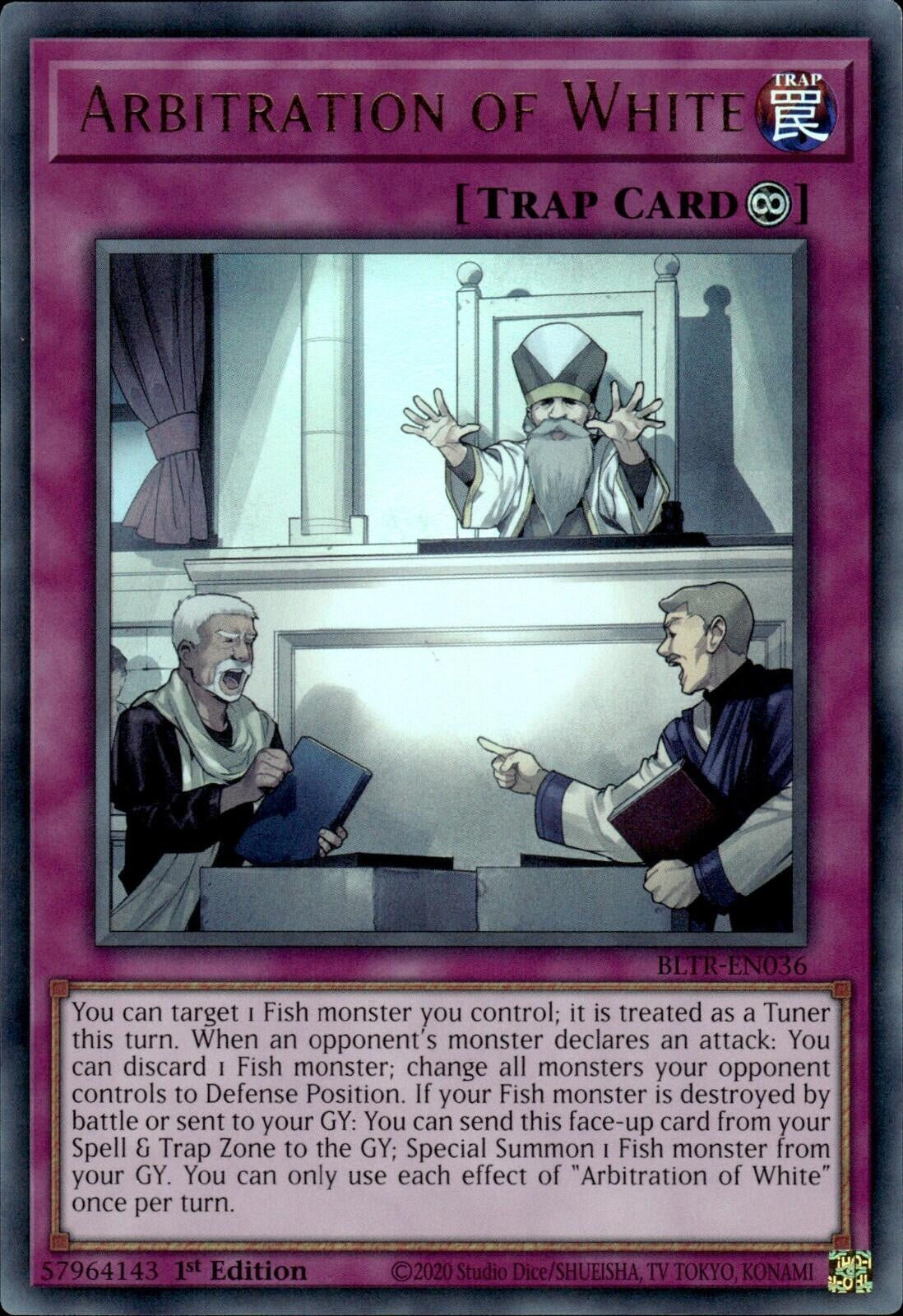 Image for Arbitration of White (BLTR-EN036) (BLTR) - YuGiOh