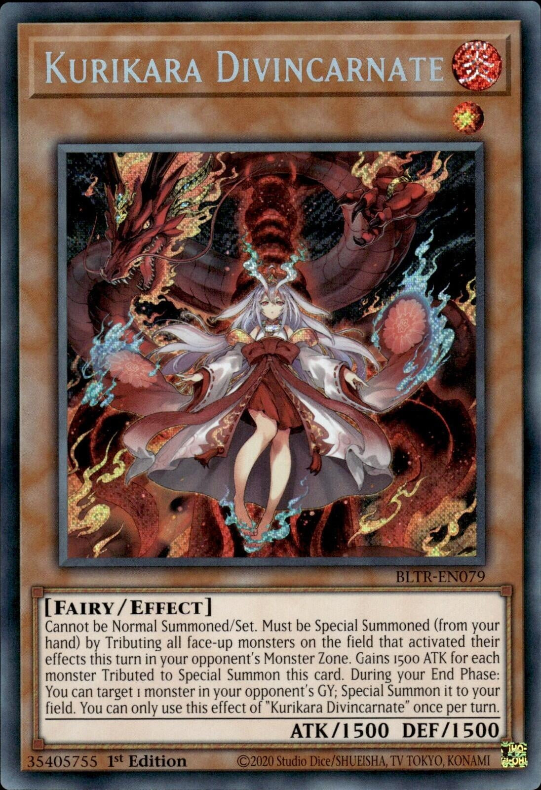 Image for Kurikara Divincarnate (BLTR-EN079) (BLTR) - YuGiOh