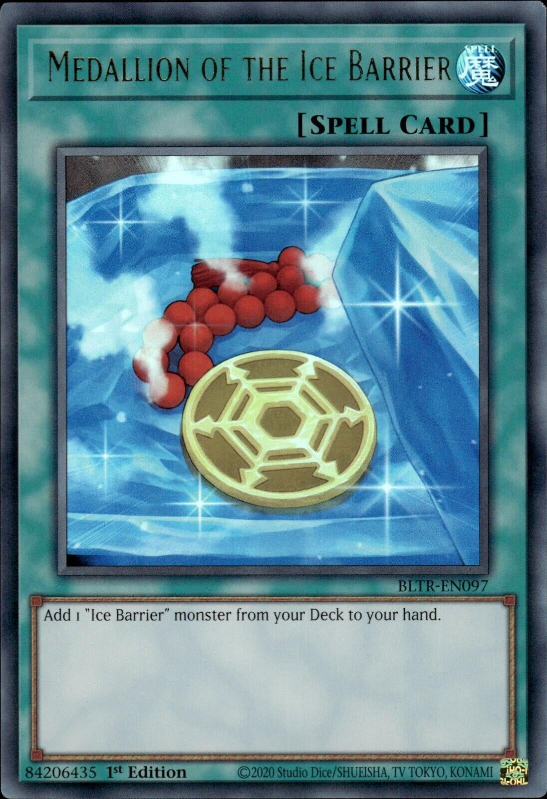 Image for Medallion of the Ice Barrier (BLTR-EN097) (BLTR) - YuGiOh