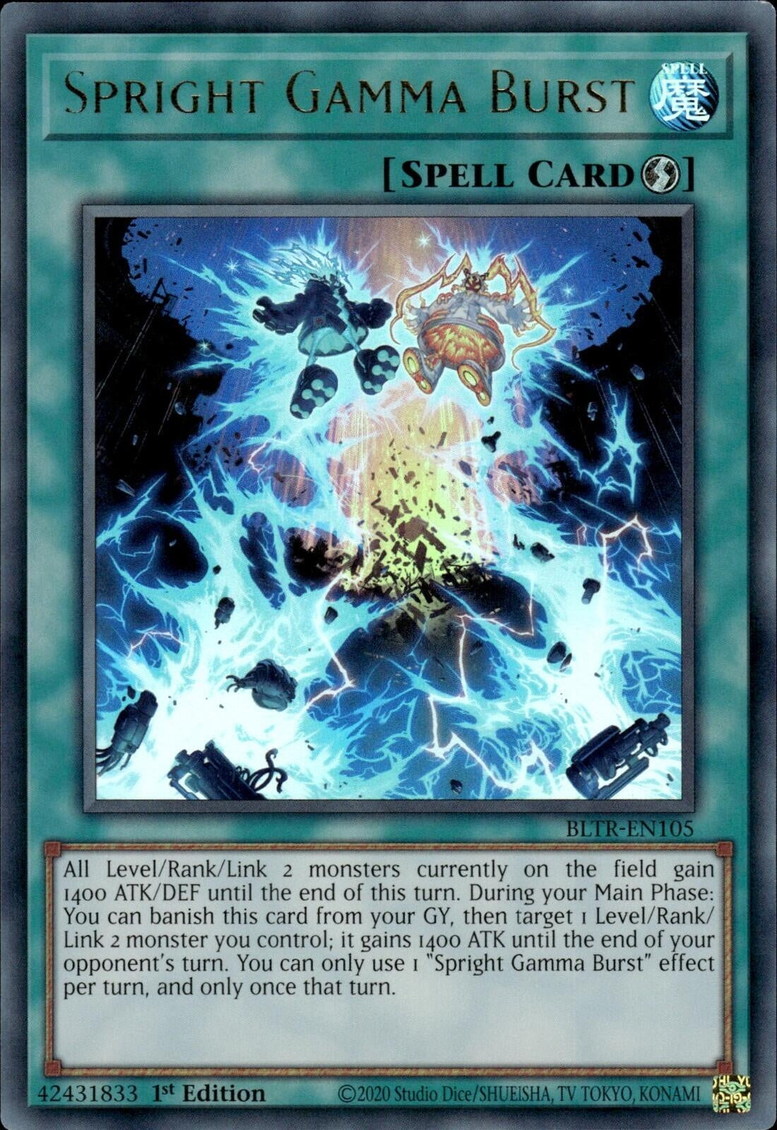 Image for Spright Gamma Burst (BLTR-EN105) (BLTR) - YuGiOh