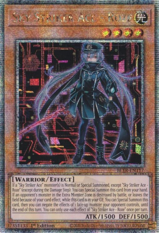 Image for Sky Striker Ace - Roze (Alternate Art) (Quarter Century Secret Rare) (BLTR-EN117) (BLTR) - YuGiOh