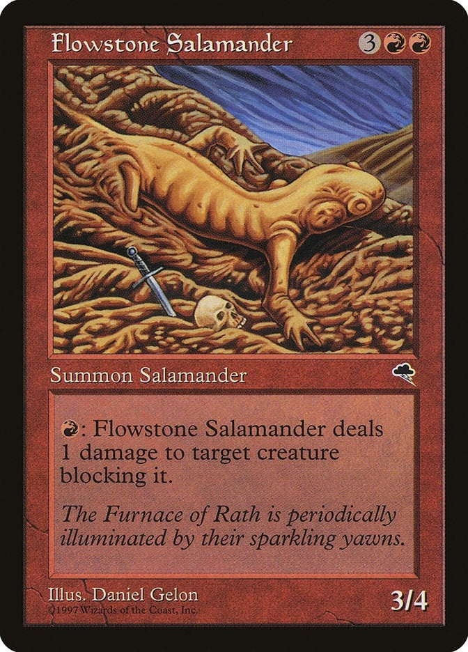 Image for Flowstone Salamander (175) (Tempest) - Magic: The Gathering
