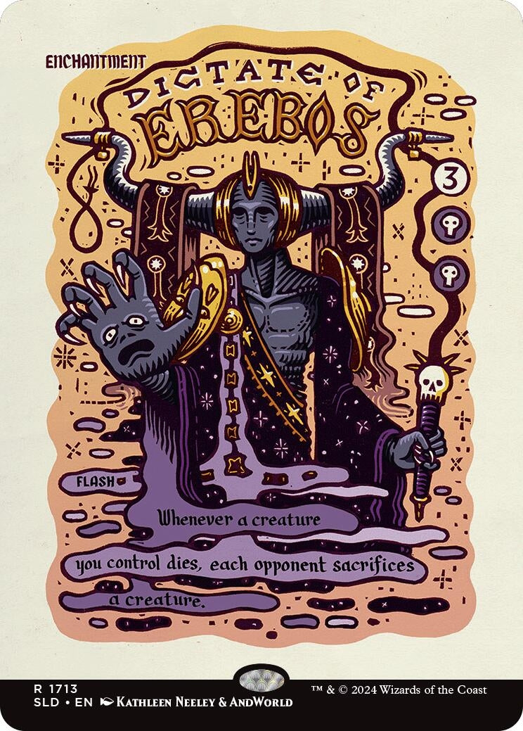 Image for Dictate of Erebos (1713) (Secret Lair Drop Series) - Magic: The Gathering