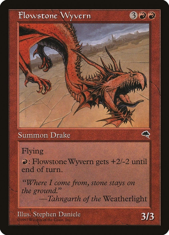 Image for Flowstone Wyvern (176) (Tempest) - Magic: The Gathering