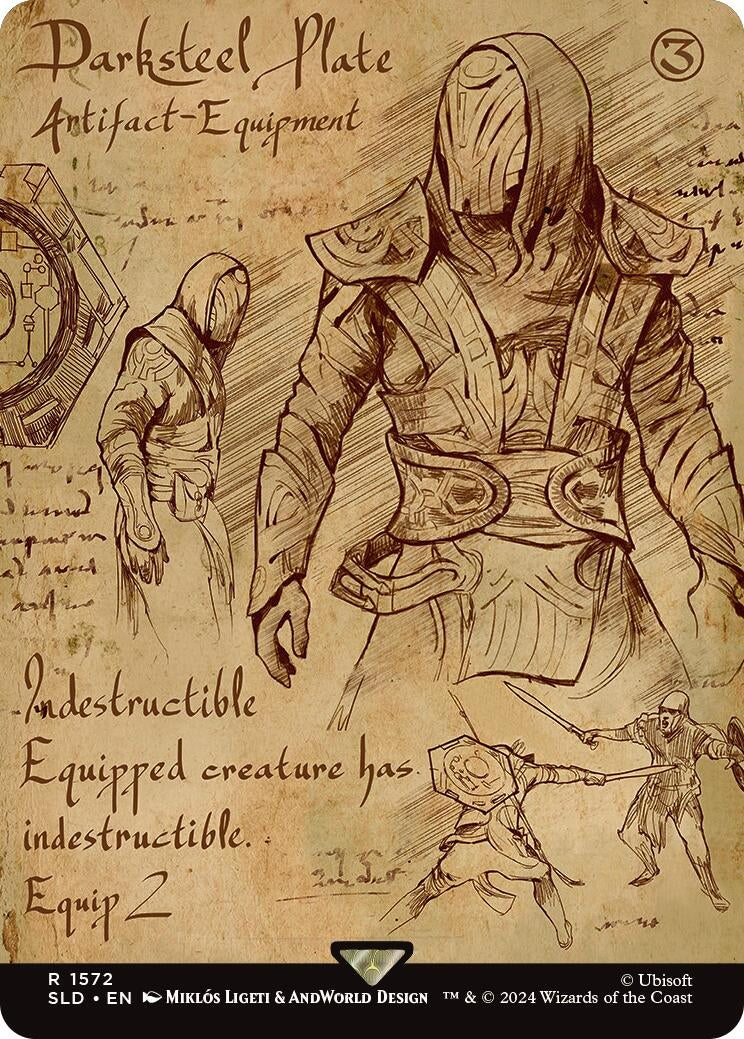 Image for Darksteel Plate (1572) (Secret Lair Drop Series) - Magic: The Gathering