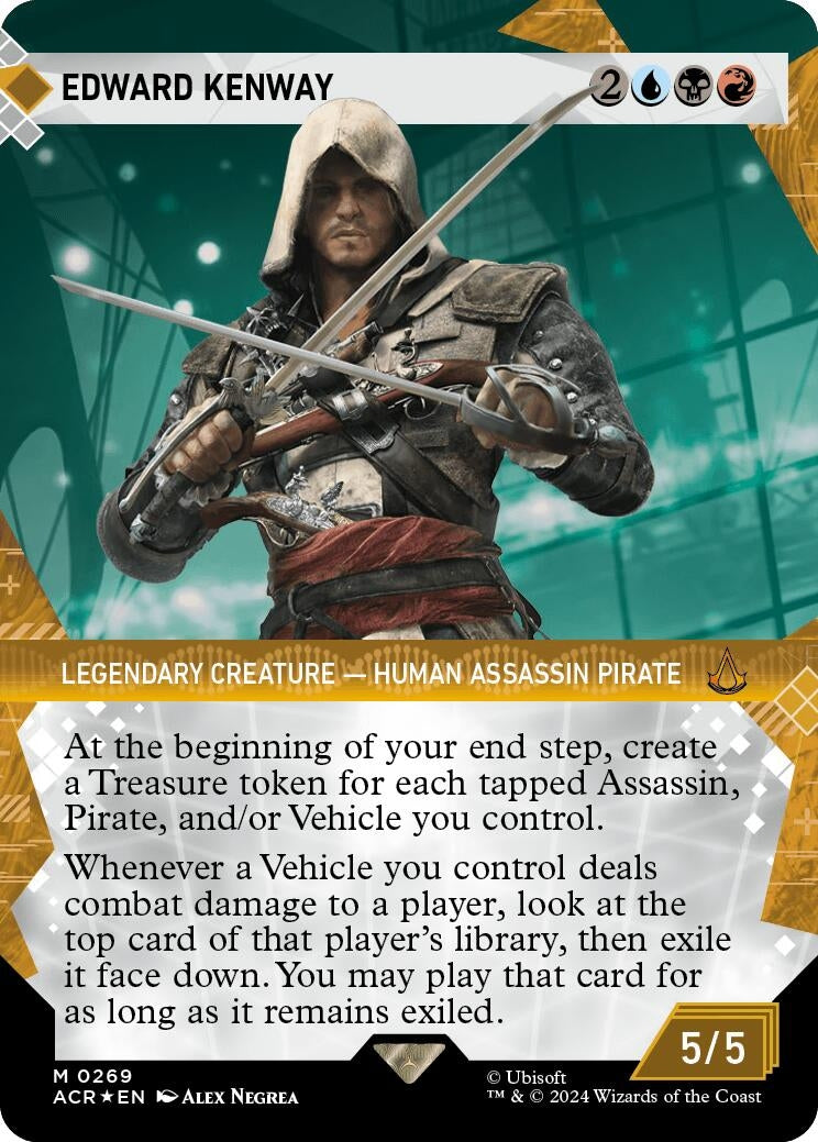 Image for Edward Kenway (Showcase) (Textured Foil) (269) (Universes Beyond: Assassin's Creed) - Magic: The Gathering