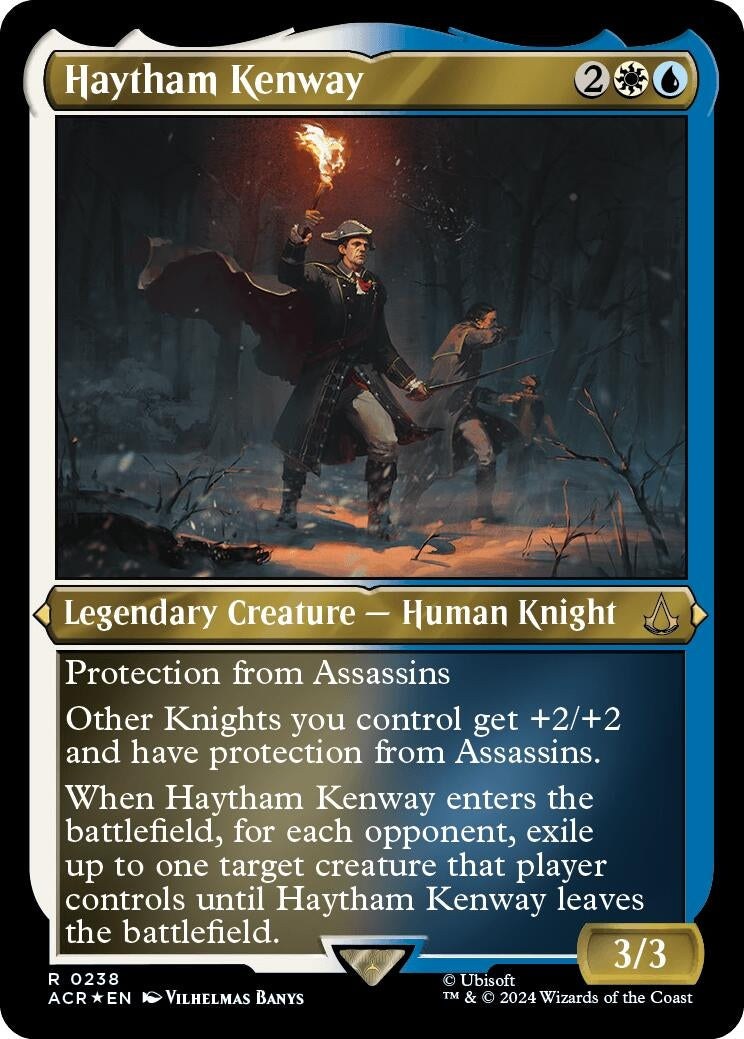 Image for Haytham Kenway (Foil Etched) (238) (Universes Beyond: Assassin's Creed) - Magic: The Gathering
