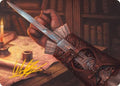 Image for Hidden Blade Art Card (Gold-Stamped Signature) (9) (Universes Beyond: Assassin's Creed) - Magic: The Gathering