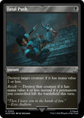 Image for Fatal Push (Foil Etched) (204) (Universes Beyond: Assassin's Creed) - Magic: The Gathering