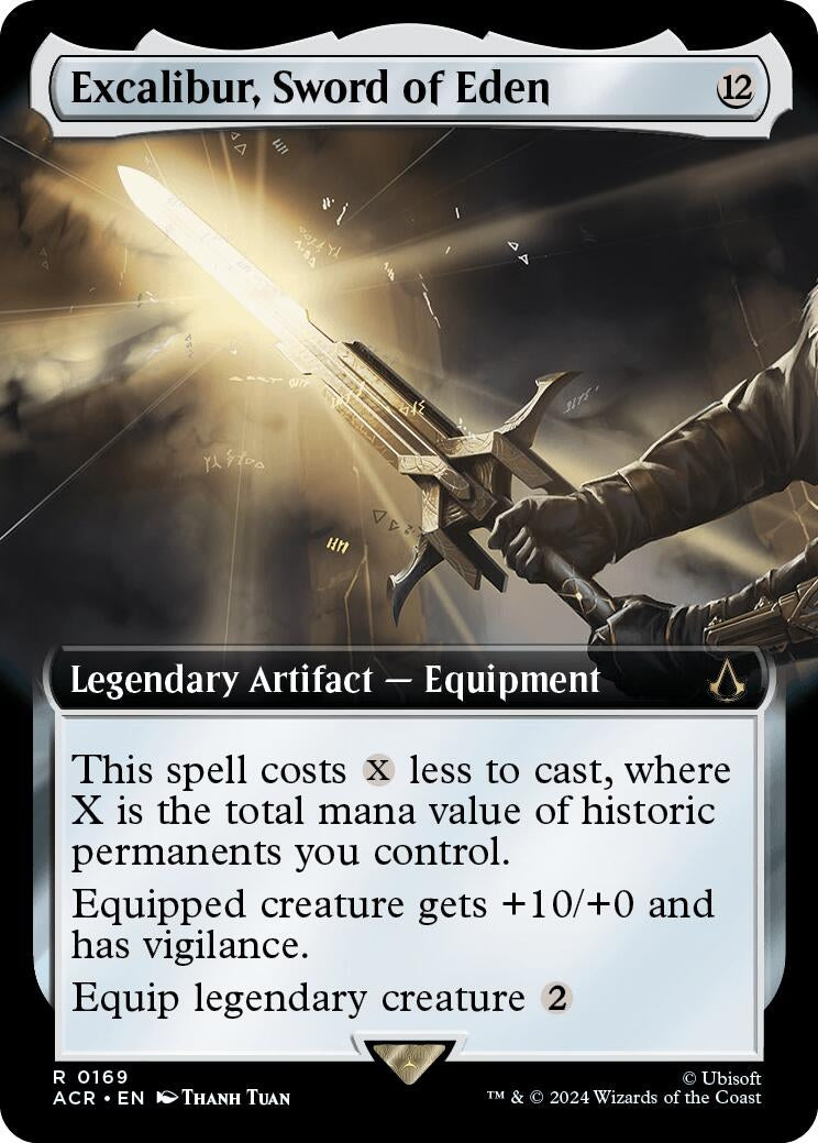Image for Excalibur, Sword of Eden (Extended Art) (169) (Universes Beyond: Assassin's Creed) - Magic: The Gathering
